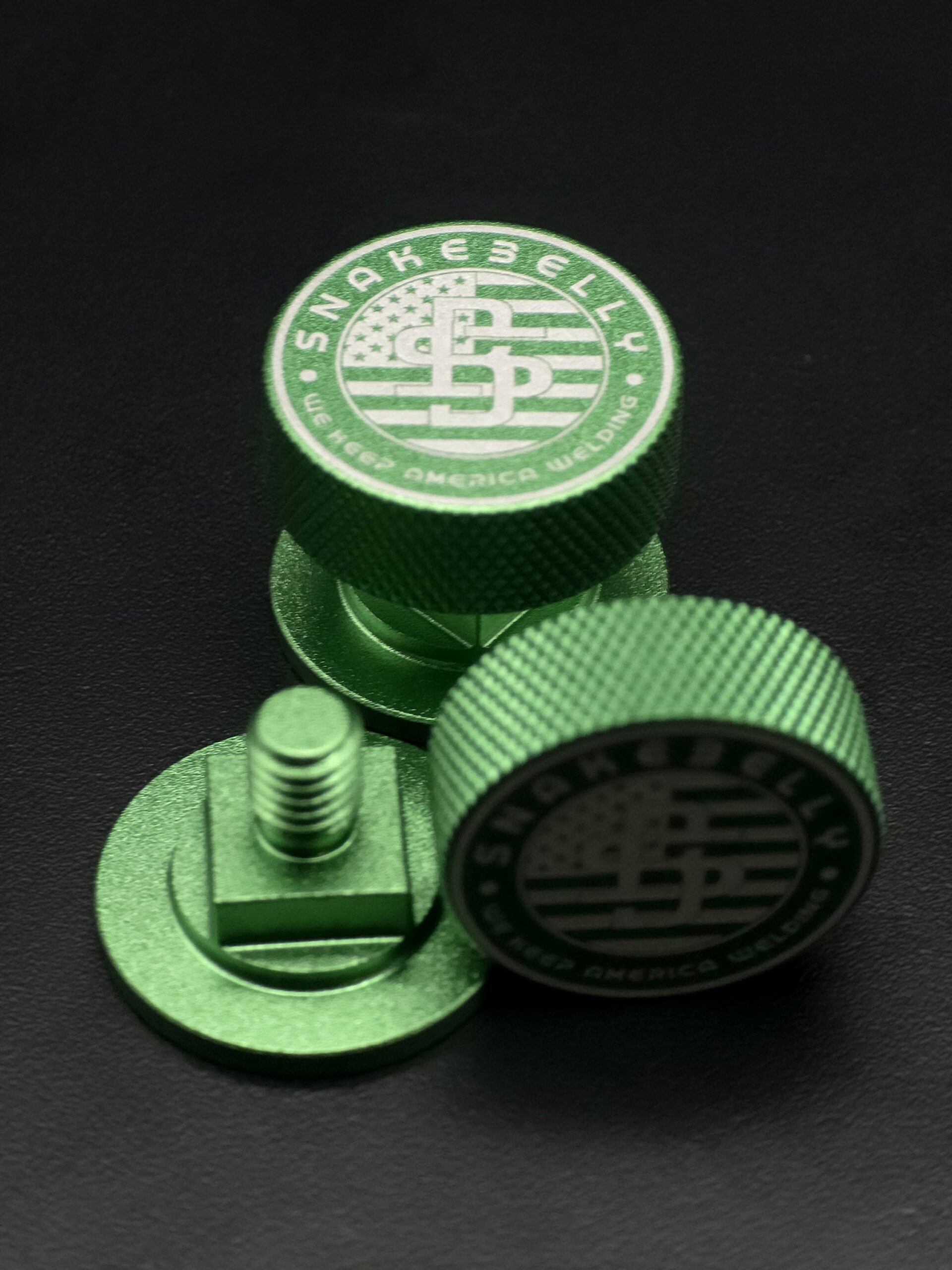 Aluminum Fasteners (Green)