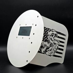 Carbon Fiber Pancake - two pieces- American Skull Welder