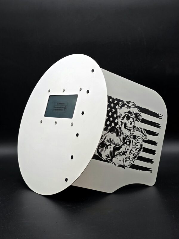 Carbon Fiber Pancake - two pieces- American Skull Welder