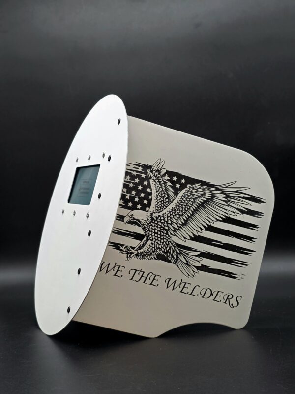 Carbon Fiber Pancake - Two piece - American Eagle Flag