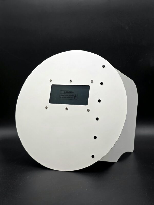 Carbon Fiber Pancake White - Two Piece - Image 2