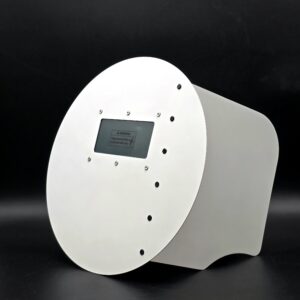 Carbon Fiber Pancake White - Two Piece
