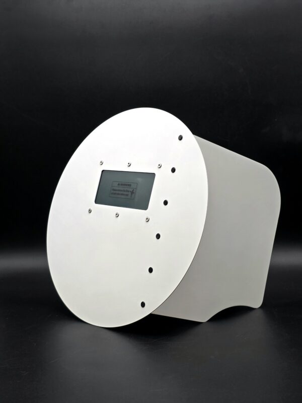 Carbon Fiber Pancake White - Two Piece
