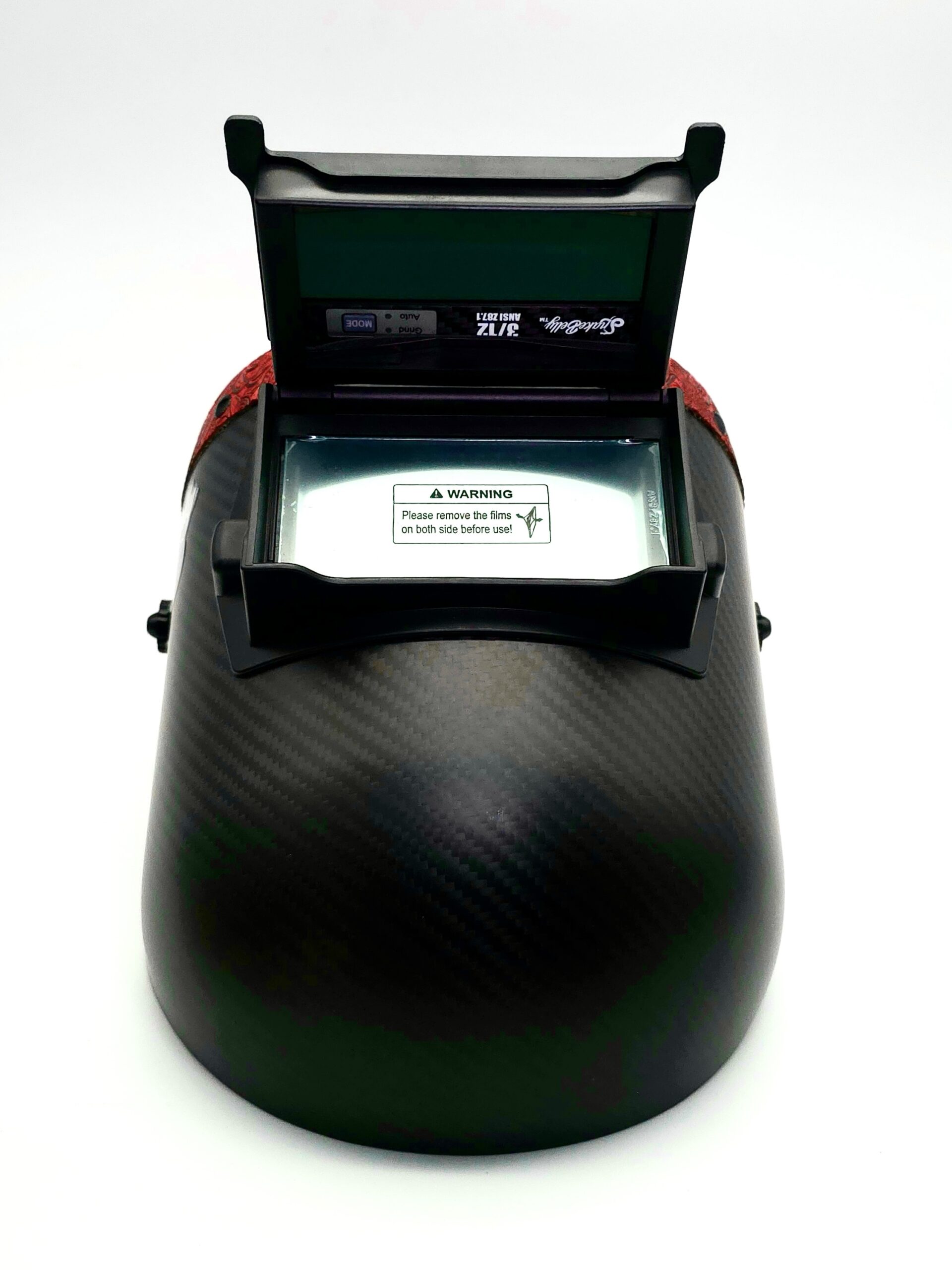 Carbon Fiber Red Floral - Image 2