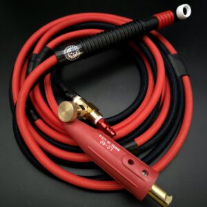 17Fv Black & Red Double Line Tig Torch