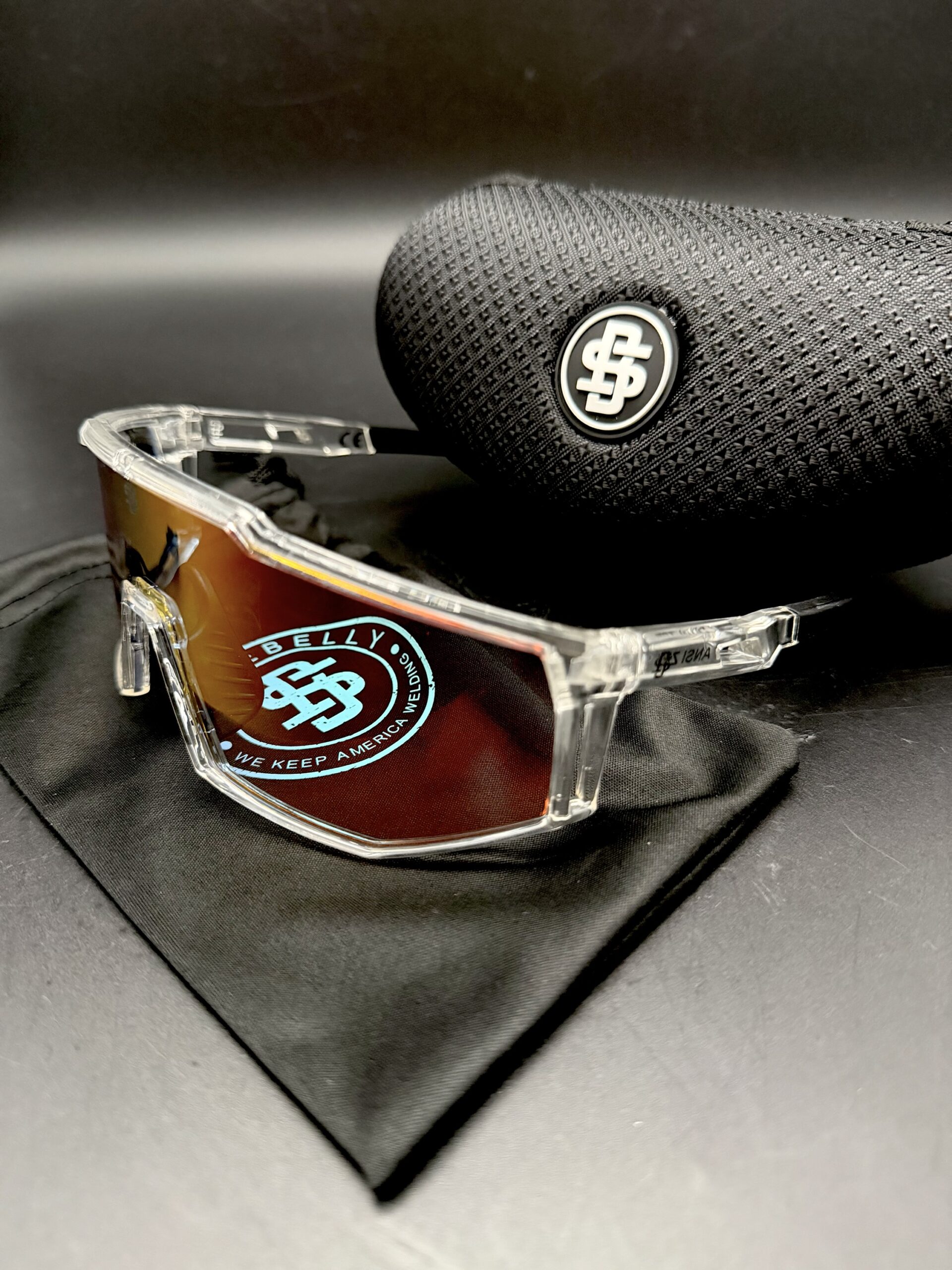 Red SB Photocromic Safety Glasses - Image 3