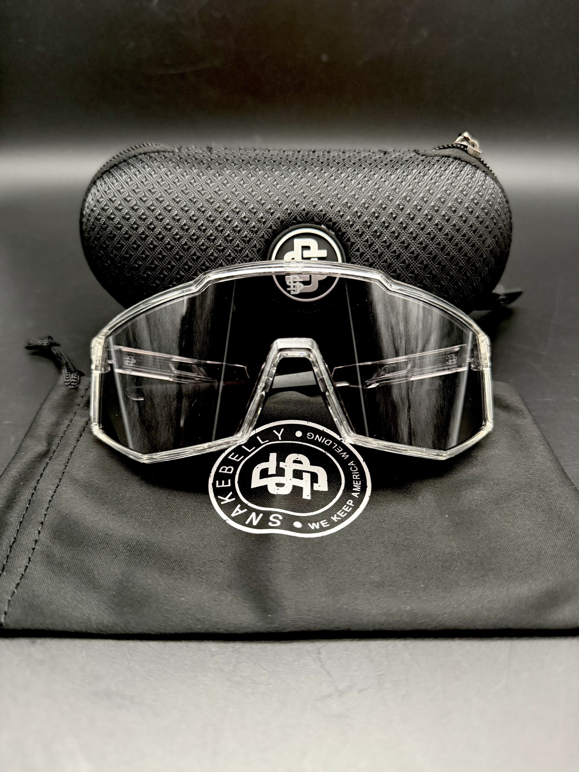 Black SB Photocromic Safety Glasses