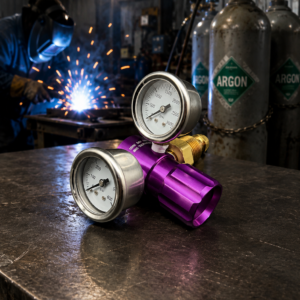 Purple High Pressure Argon Gauge